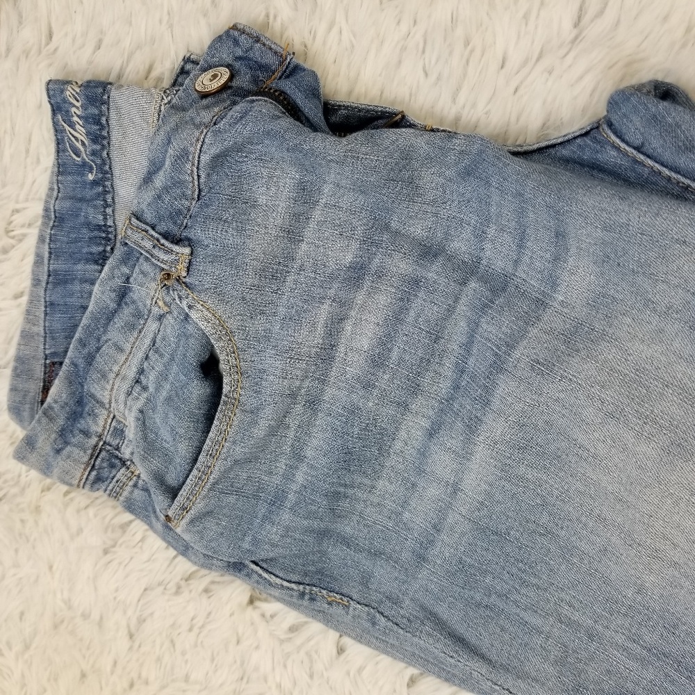American eagle flared jeans 80s vintage size 10R - Picture 6 of 6